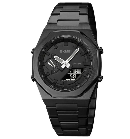 Skmei 1816 World Time Watch - Black