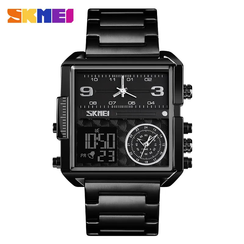 Skmei Sports Quartz Waterproof Tiple time