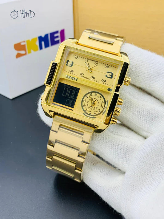 Skmei Sports Quartz Waterproof Tiple time